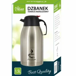 TADAR Termos / dzbanek konferencyjny na herbatę 1,5 L / stal nierdzewna