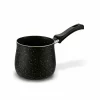 TADAR | TYGIELEK NON-STICK MARMARA BLACK 10x9CM BEZ INDUKCJI