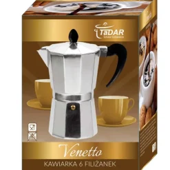 TADAR VENETTO Kawiarka do espresso 300 ml / 6 filiżanek / aluminium