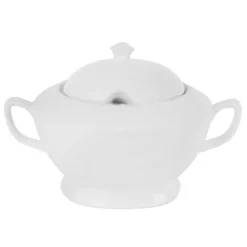 Tadar Waza porcelanowa do zupy 2,5 l / biała