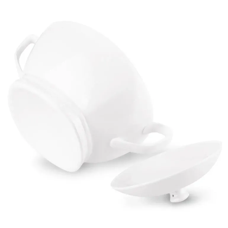 Tadar Waza porcelanowa do zupy 3 l / biała