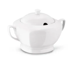 Tadar Waza porcelanowa do zupy 3 l / biała