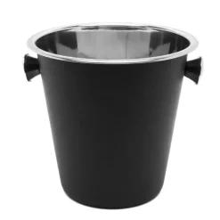 TADAR Wiaderko do szampana 4 L czarne / stal nierdzewna