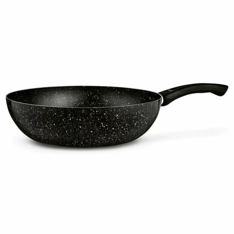 TADAR | WOK NON-STICK MARMARA BLACK 30X8.5CM INDUKCJA