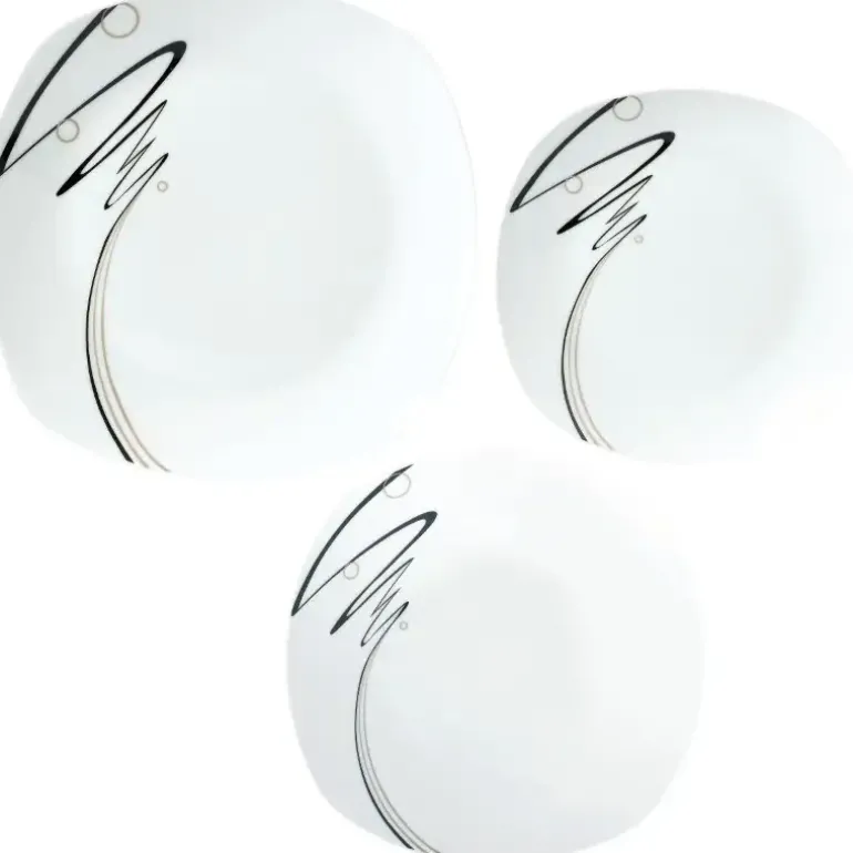 TADAR WSTĘGA Serwis obiadowy 36 elementów dla 12 osób / porcelana