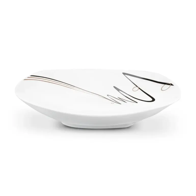 TADAR WSTĘGA Serwis obiadowy 18 elementów dla 6 osób / porcelana