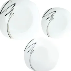 TADAR WSTĘGA Serwis obiadowy 72 elementy dla 24 osób / porcelana