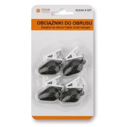TADAR Zestaw 4 obciążników do obrusu / jeżyny