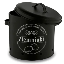 TADAR Zestaw trzech kuchennych pojemników do przechowywania / ziemniaki, cebula, czosnek