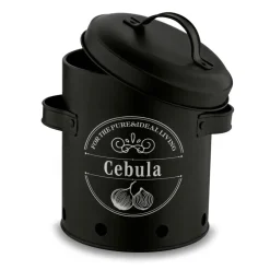 TADAR Zestaw trzech kuchennych pojemników do przechowywania / ziemniaki, cebula, czosnek