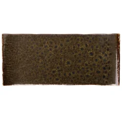 VERLO ALGA Półmis, talerz prostokątny 26x11,5 cm, ciemnozielony