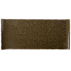 VERLO ALGA Półmis talerz prostokątny 34x15 cm, ceomnozielony