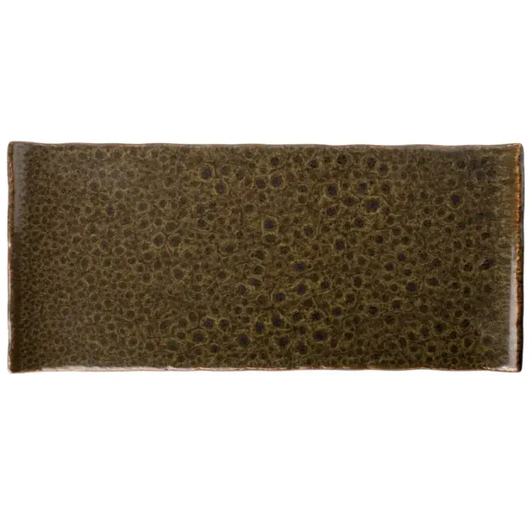 VERLO ALGA Półmis talerz prostokątny 34x15 cm, ceomnozielony
