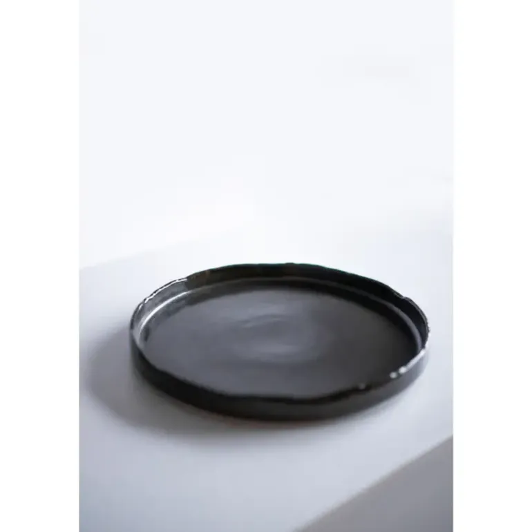 VERLO ALGA Talerz płaski obiadowy 25 cm, ciemnozielony