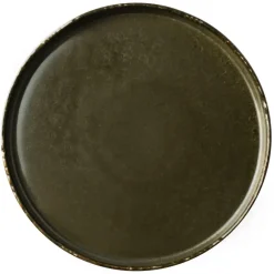 VERLO ALGA Talerz płaski obiadowy 25 cm, ciemnozielony