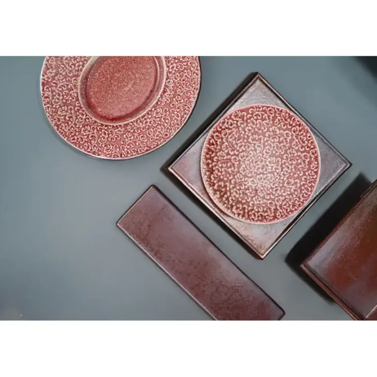VERLO AMOUR Talerz płaski 20,3 cm, czerwony