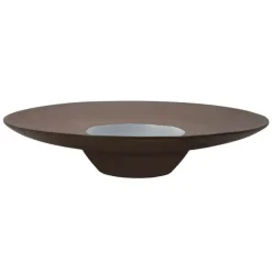 VERLO CHOCO Talerz głęboki do pasty 250 ml, 29 cm brązowo-biały