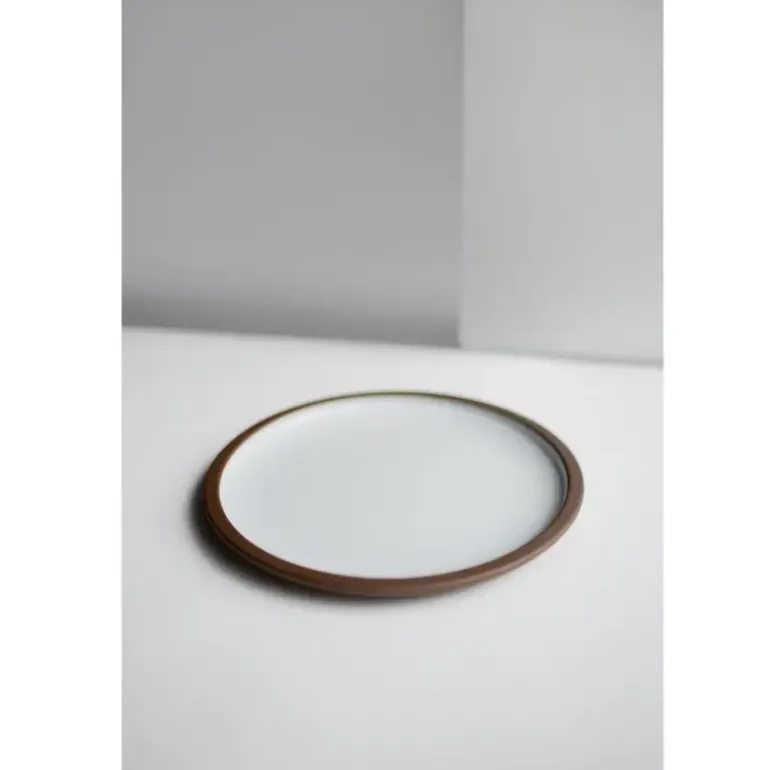 VERLO CHOCO Talerz płaski deserowy 20 cm, brązowo-biały