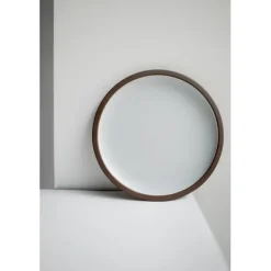 VERLO CHOCO Talerz płaski deserowy 20 cm, brązowo-biały