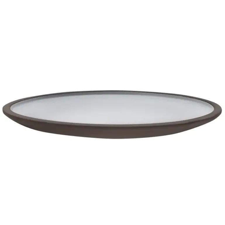 VERLO CHOCO Talerz płaski deserowy 20 cm, brązowo-biały