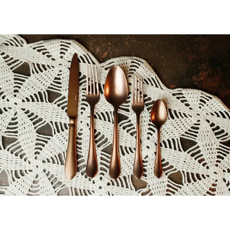 VERLO DESTELLO COPPER Nóż obiadowy LUZ / stal nierdzewna