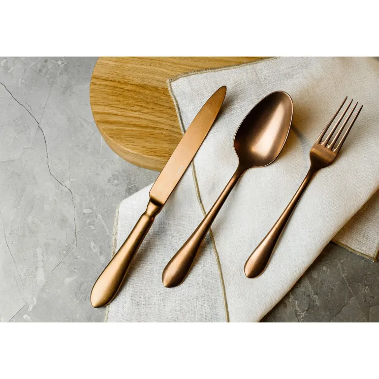 VERLO DESTELLO COPPER Nóż obiadowy LUZ / stal nierdzewna