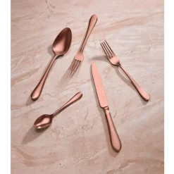 VERLO DESTELLO COPPER Widelec obiadowy LUZ / stal nierdzewna
