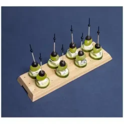 VERLO Ekspozytor na przystawki FingerFood 30 cm / drewno bambusowe