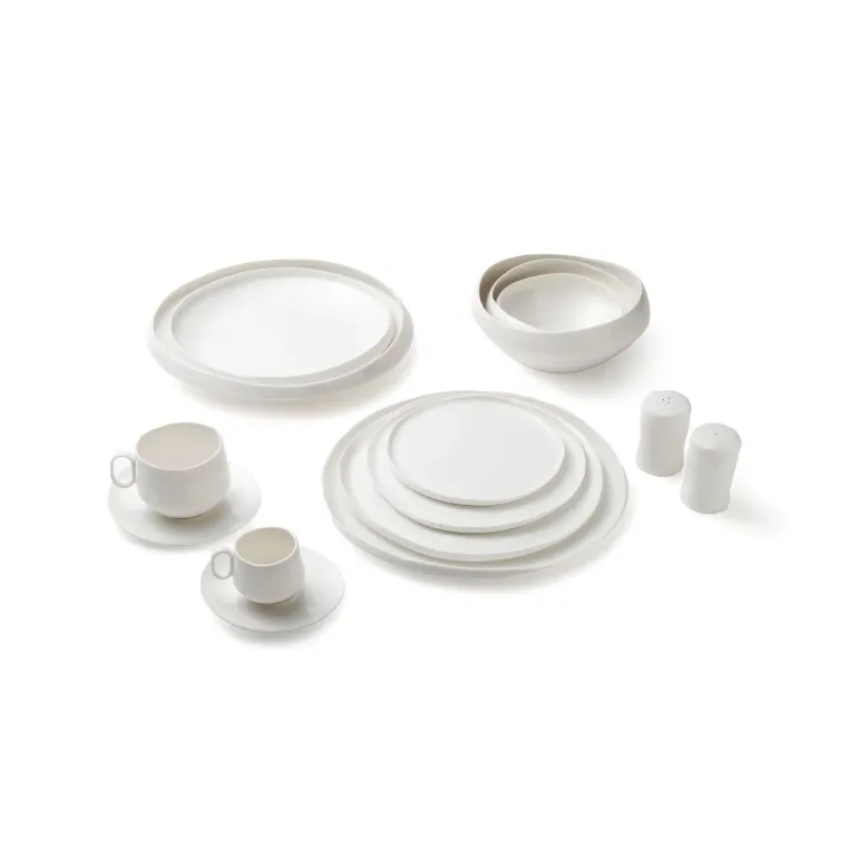 VERLO ETER CLOUD Talerz płaski gourmet 25 cm, kość słoniowa