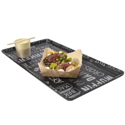 VERLO FingerFood Naczynie bambusowe do serwowania 8 x 8 cm / 50 szt.