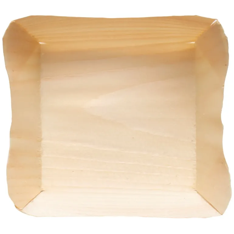 VERLO FingerFood Naczynie bambusowe do serwowania 8 x 8 cm / 50 szt.