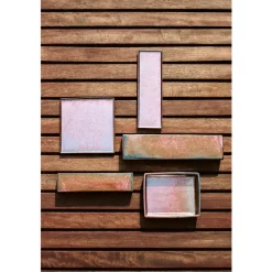 VERLO FLAME Półmis panel 30,5x7,5 cm prostokątny, ceglasty