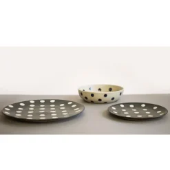 VERLO GROCHY Talerz płaski 29 cm, granatowy