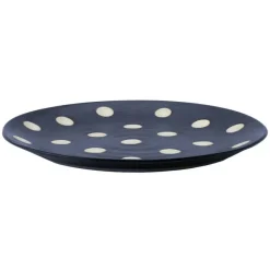 VERLO GROCHY Talerz płaski deserowy 21 cm, granatowy