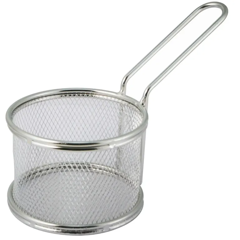 VERLO Koszyk do serwowania 10 x 7 cm / stal nierdzewna