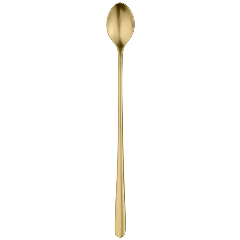 VERLO LUI GOLD Łyżeczka do latte LUZ / stal nierdzewna
