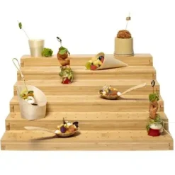 VERLO Naczynie okrągłe FingerFood 5 cm / 6 szt. / drewno bambusowe