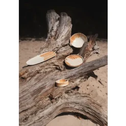 VERLO SAMTO Talerz okrągły płaski śr. 20,5 cm / kremowy