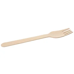 VERLO Widelec drewniany 16 cm / 100 szt.
