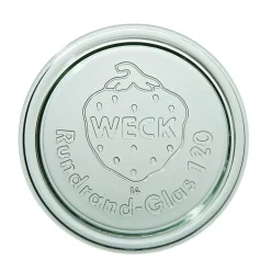 WECK Pokrywa szklana 120 mm do słoików, 6 szt.