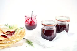 WECK TULIP Komplet 12 słoików na przetwory na przetwory z pokrywką, uszczelką i 2 zapinkami 220 ml
