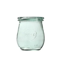 WECK TULIP Komplet 12 słoików na przetwory na przetwory z pokrywką, uszczelką i 2 zapinkami 220 ml