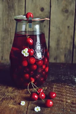WECK TULIP Komplet 4 słoików z pokrywką 2,7l