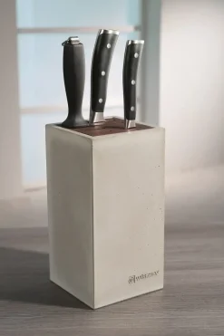 WÜSTHOF Blok na 6 noży / betonowy