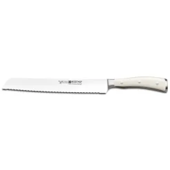 WÜSTHOF CLASSIC IKON CREME Nóż do chleba 23 cm / stal kuta