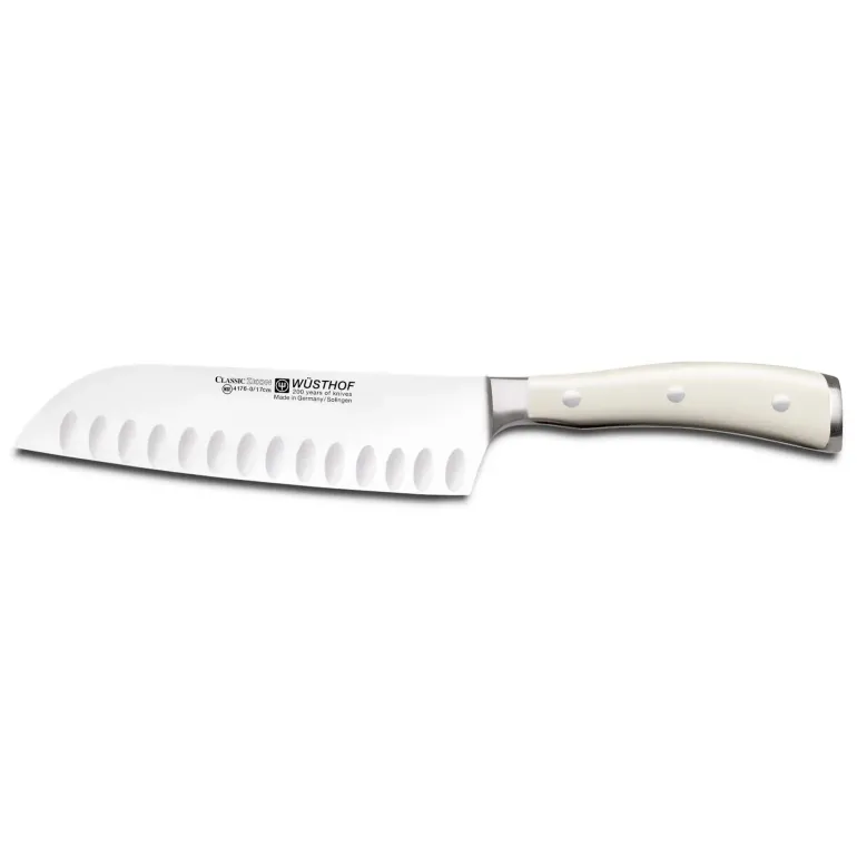 WÜSTHOF CLASSIC IKON CREME Nóż santoku 17 cm / stal kuta
