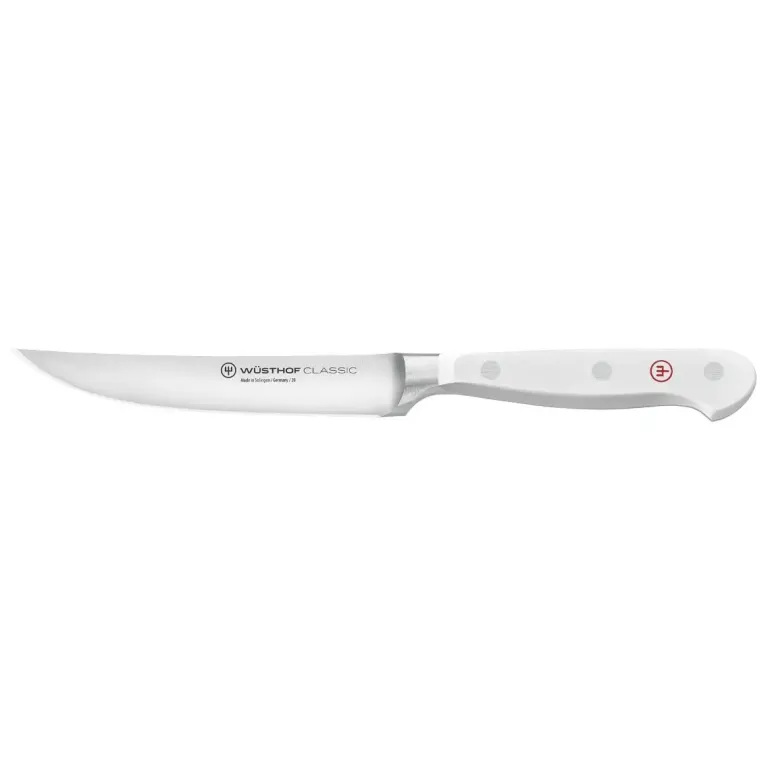 WÜSTHOF Classic White Nóż do steków / uniwersalny 12 cm / stal