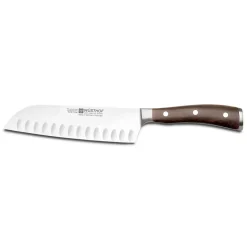 WÜSTHOF IKON Nóż santoku 17 cm / stal kuta