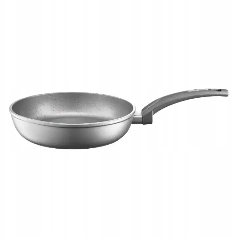 WYPRZEDAŻ! AMBITION MAGNAT GRAY Patelnia 20 cm z powłoką Qualum Basic Stone / indukcja + przekładka filcowa