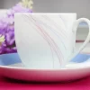 WYPRZEDAŻ! ARZBERG KATE Zestaw 5 spodków do filiżanek / porcelana